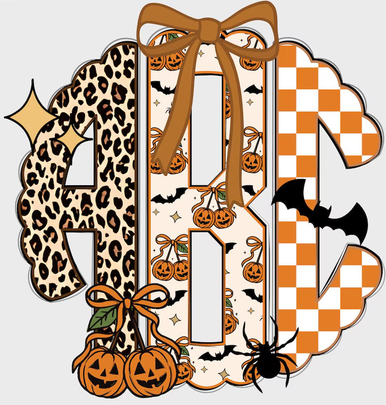 Halloween Monogram