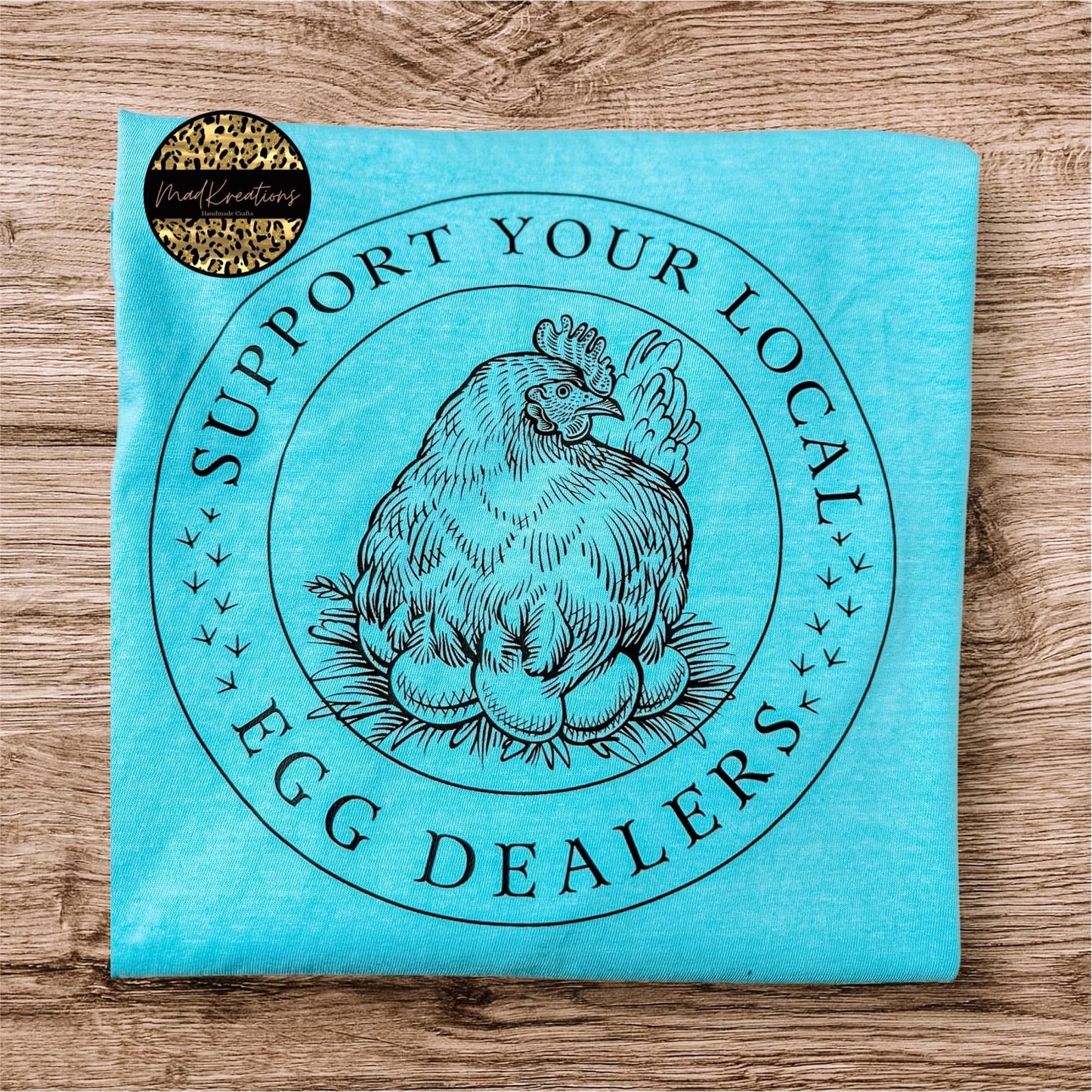 Your local egg dealer - front & back