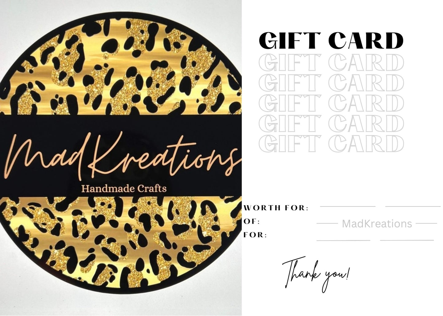 MadKreations Gift Card