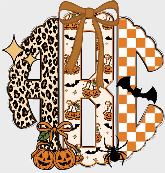 Halloween Monogram