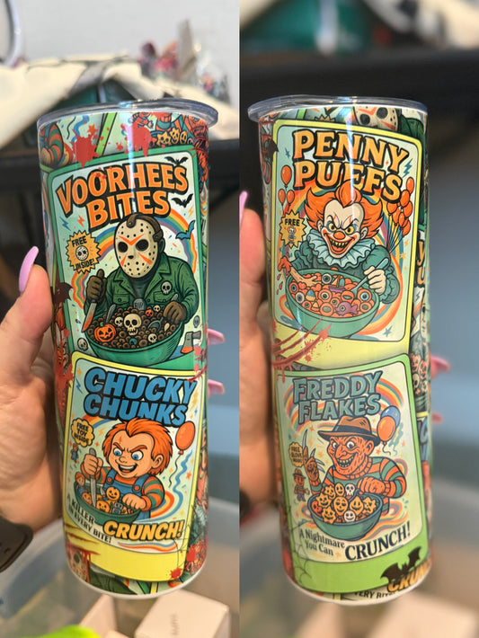 Penny puffs cereal collage